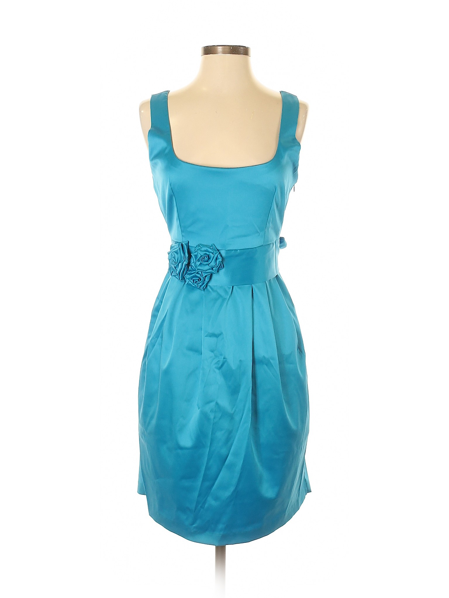 Eva Franco Solid Blue Cocktail Dress Size 4 - 87% off | thredUP