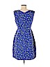 Kate Spade New York Animal Print Blue Casual Dress Size 6 - photo 2