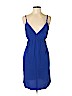 Twelfth Street by Cynthia Vincent 100% Silk Blue Cocktail Dress Size M - photo 1