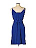 Twelfth Street by Cynthia Vincent 100% Silk Blue Cocktail Dress Size M - photo 2