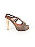 Lanvin 100% Leather Brown Heels Size EU 39 - photo 1