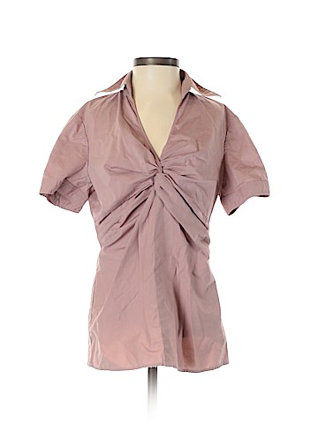 New York & Company Short Sleeve Blouse (view 1)