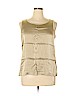 Chico's 100% Silk Tan Sleeveless Silk Top Size XL (3) - photo 1