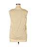 Chico's 100% Silk Tan Sleeveless Silk Top Size XL (3) - photo 2