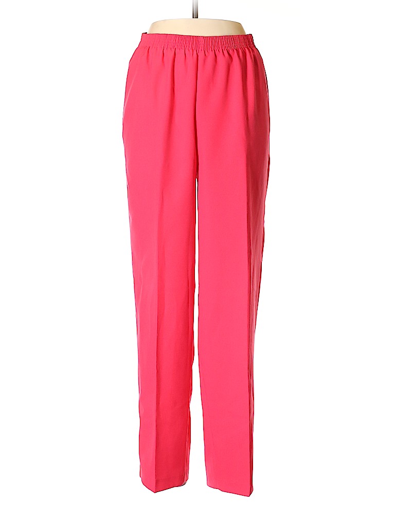 BonWorth 100% Rayon Solid Pink Casual Pants Size S - 79% off | thredUP