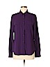 American Eagle Outfitters 100% Polyester Purple Long Sleeve Blouse Size M - photo 1