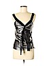 Proenza Schouler Black Sleeveless Silk Top Size 6 - photo 1