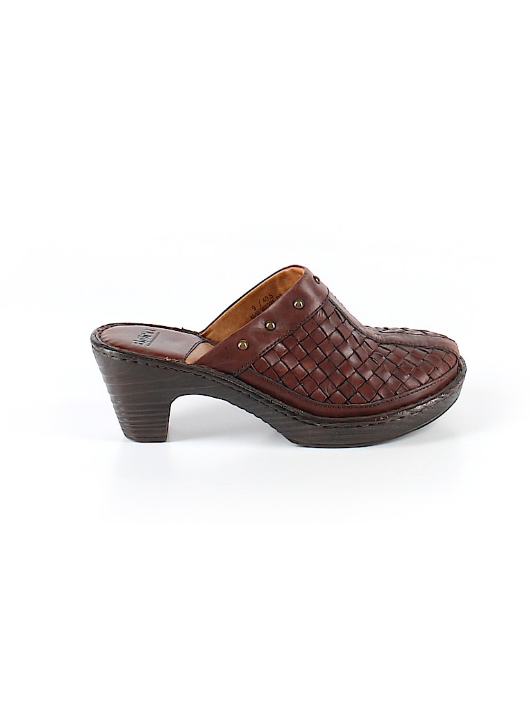 Born Handcrafted Footwear Solid Brown Mule/Clog Size 9 - 60% off | thredUP