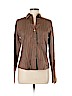 Doncaster Brown Long Sleeve Button-Down Shirt Size 10 - photo 1