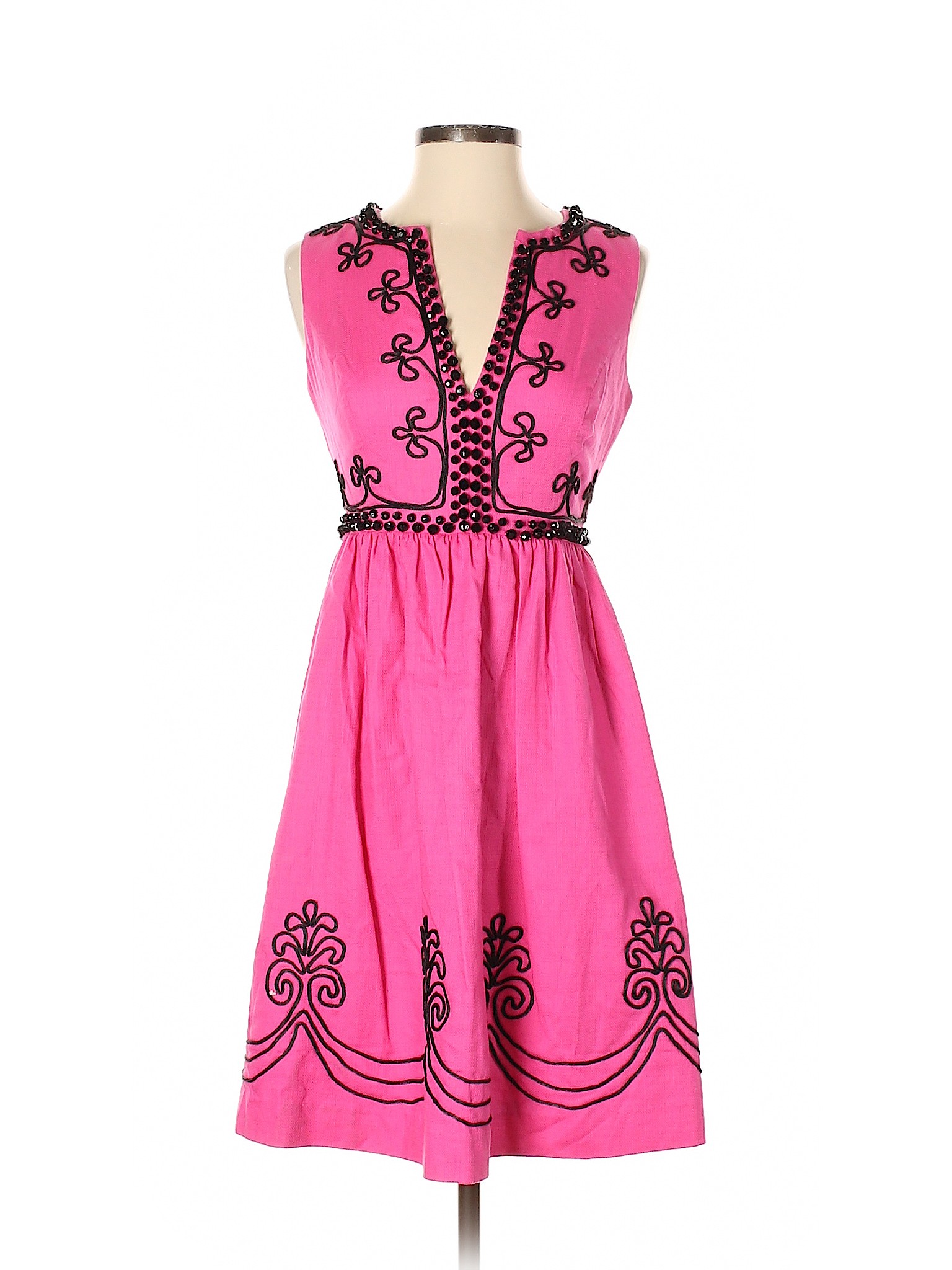 Lilly Pulitzer 100% Cotton Solid Pink Casual Dress Size 2 - 79% off ...