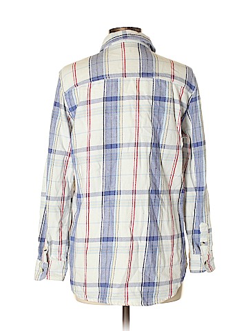 Topshop Long Sleeve Button-Down Shirt (view 2)