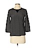 Madewell 100% Silk Black 3/4 Sleeve Silk Top Size XS - photo 1