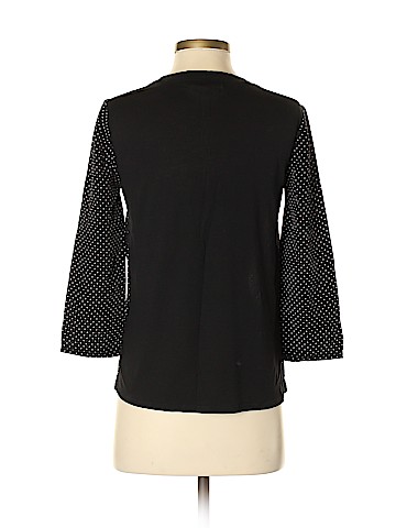 Madewell 3/4 Sleeve Silk Top (view 2)