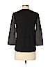 Madewell 100% Silk Black 3/4 Sleeve Silk Top Size XS - photo 2