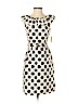 Kate Spade New York 100% Silk Print Ivory Casual Dress Size 2 - photo 1