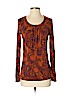 Apt. 9 Brown Long Sleeve Top Size S - photo 1
