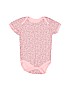 Assorted Brands 100% Cotton Print Pink Short Sleeve Onesie Size L (baby) - photo 1