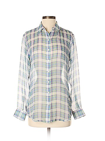 J. McLaughlin Long Sleeve Silk Top (view 1)