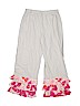 Hannah Kate 100% Cotton Floral Tan Casual Pants Size 12 - photo 1