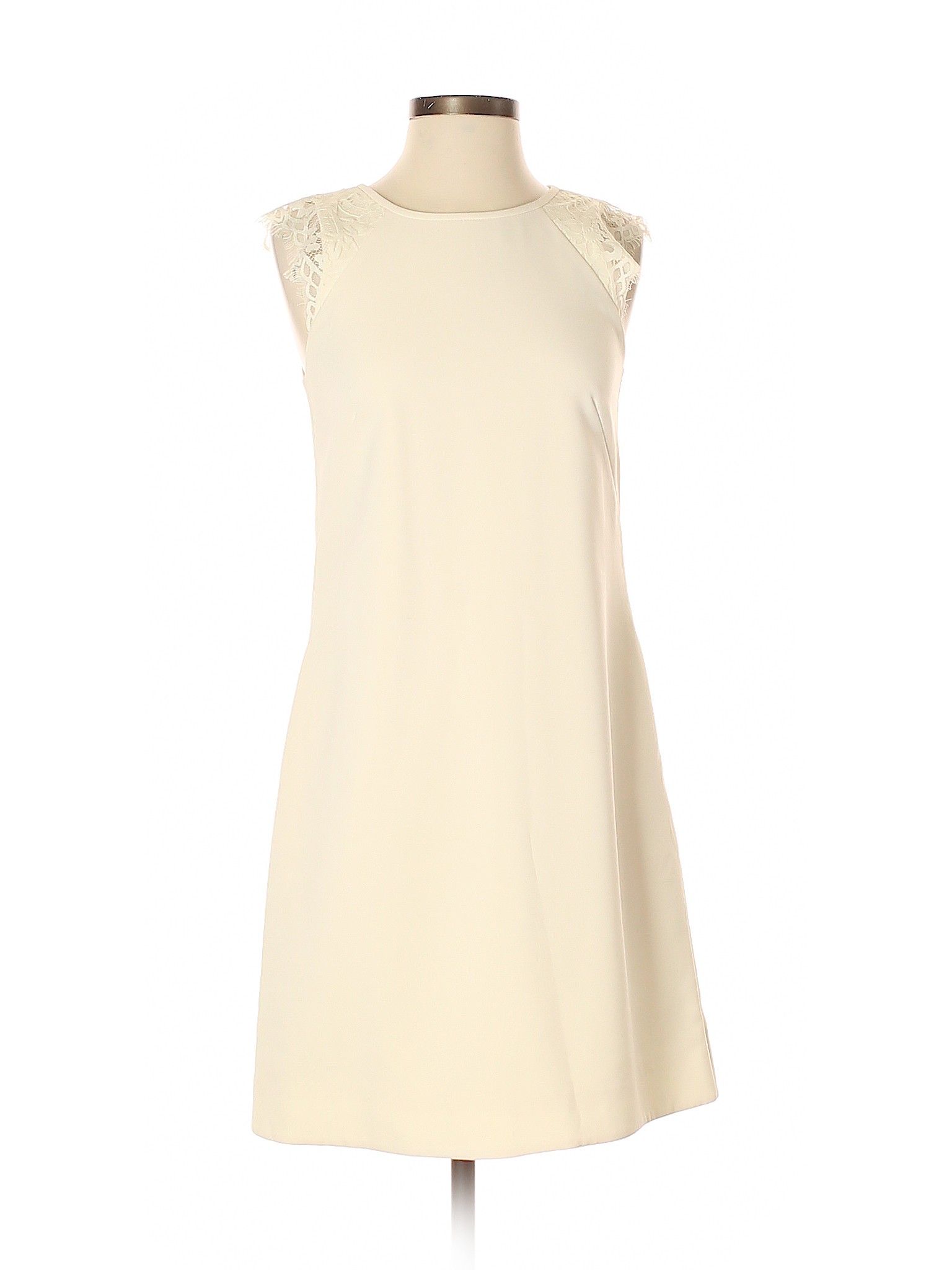 J. Crew Factory Store Women Ivory Casual Dress 0 | eBay