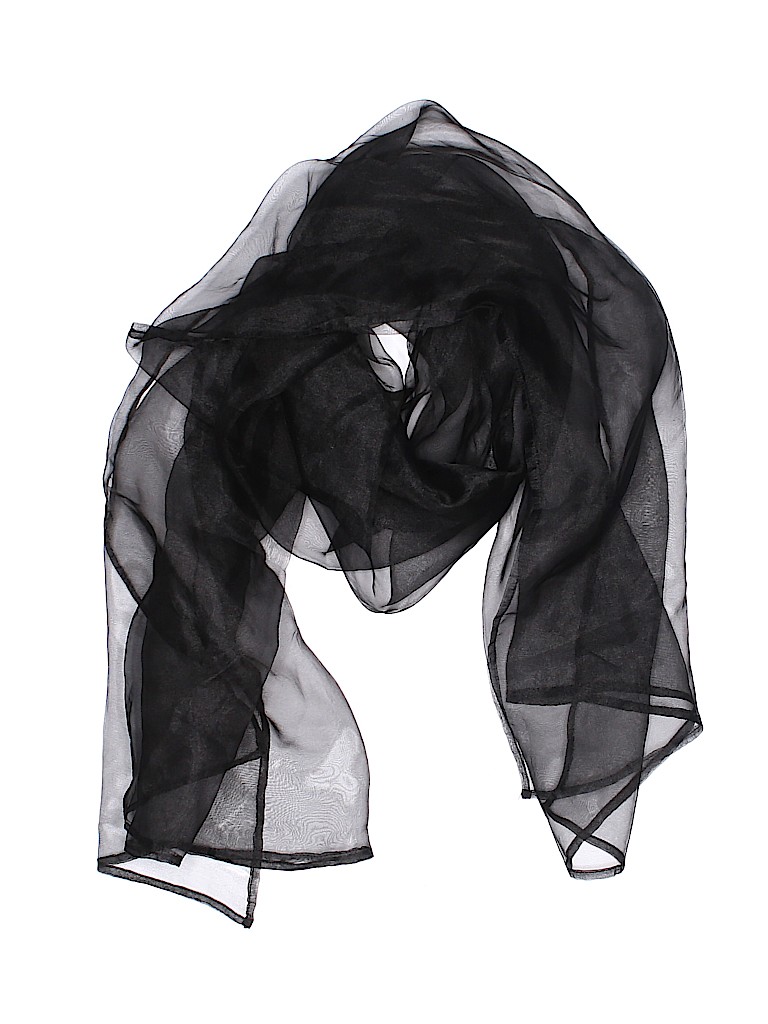 Unbranded Solid Black Scarf One size - photo 1