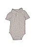 Carter's 100% Cotton Gray Short Sleeve Onesie 12-18 MO / 18 MO - photo 1