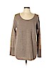 Cynthia Rowley TJX 100% Wool Tan Wool Pullover Sweater Size XL - photo 1