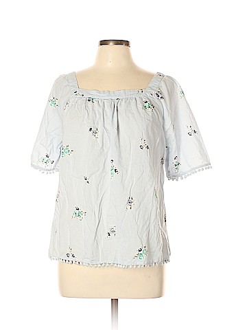 Ann Taylor LOFT Outlet Short Sleeve Blouse (view 1)