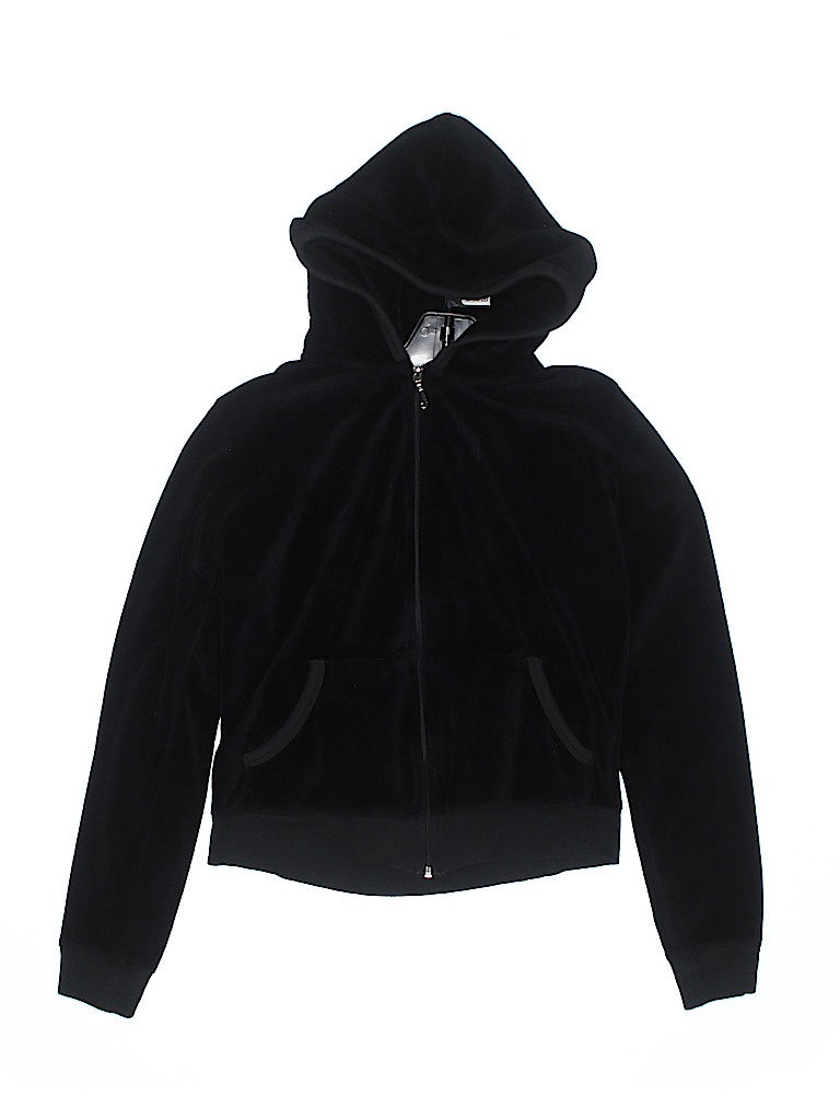 Juicy Couture Graphic Black Zip Up Hoodie Size M (Kids) - 85% off | thredUP