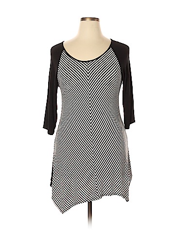 The ZigZag Stripe Casual Dress (view 1)