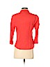 Talbots 100% Linen Red 3/4 Sleeve Blouse Size P (petite) - photo 2