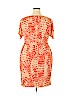 J Howard Red Casual Dress Size 16 - photo 2
