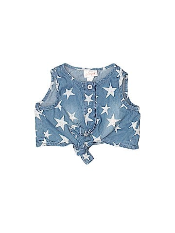 Cat & Jack Sleeveless Button-Down Shirt (view 1)