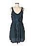 Rebecca Taylor 100% Silk Teal Casual Dress Size 6 - photo 1