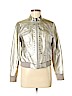 M by Marc Bouwer 100% Polyurethane Gray Faux Leather Jacket Size S - photo 1