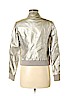 M by Marc Bouwer 100% Polyurethane Gray Faux Leather Jacket Size S - photo 2