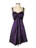 Marc Bouwer Glamit! 100% Silk Purple Cocktail Dress Size 4 - photo 1