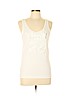 Kate Spade New York Solid White Sleeveless Top Size L - photo 1