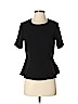 Banana Republic Factory Store 100% Polyester Black Short Sleeve Blouse Size XS - photo 1