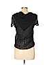 Komarov 100% Polyester Black Short Sleeve Top Size L - photo 2