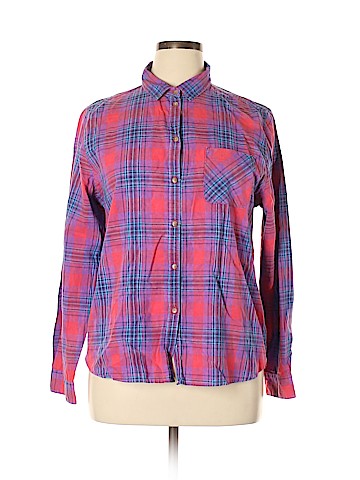 American Eagle Outfitters Long Sleeve Button-Down Shirt (view 1)
