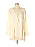 American Eagle Outfitters Ivory Long Sleeve Blouse Size S - photo 1