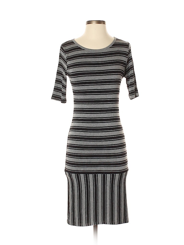 Pre-owned Lularoe Casual Dress In Gray