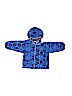 Patagonia 100% Polyester Print Blue Fleece Jacket Size 6-12 mo - photo 1