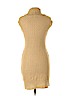 Aqua 100% Acrylic Tan Casual Dress Size M - photo 2