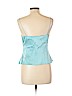 Etcetera Blue Sleeveless Silk Top Size 12 - photo 2