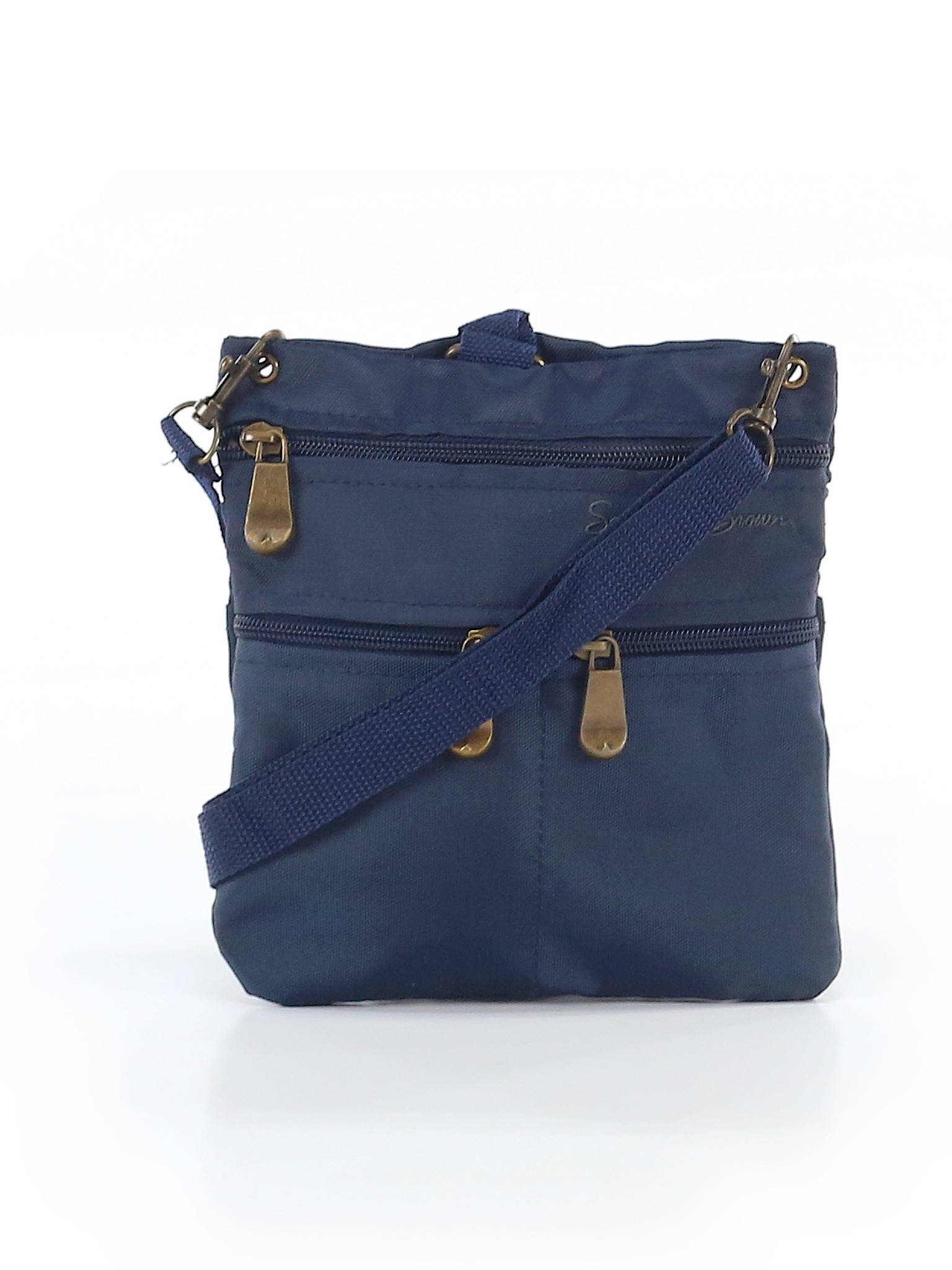 Samantha Brown Solid Blue Crossbody Bag One Size - 28% off | thredUP