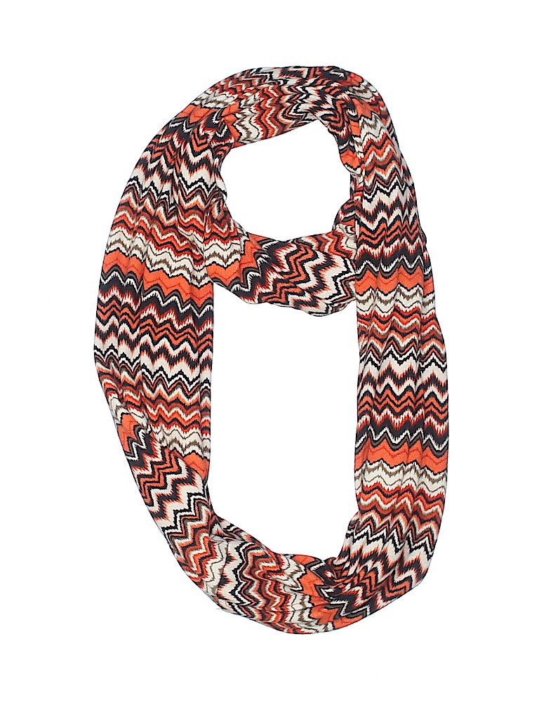 Unbranded Chevron-herringbone Orange Scarf One size - photo 1