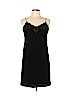 Aqua Black Casual Dress Size L - photo 1