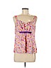 Anna Sui for Anthropologie 100% Silk Purple Sleeveless Silk Top Size S - photo 1